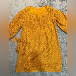 Daniel Rainn Yellow Dress Imported By Anthropologie